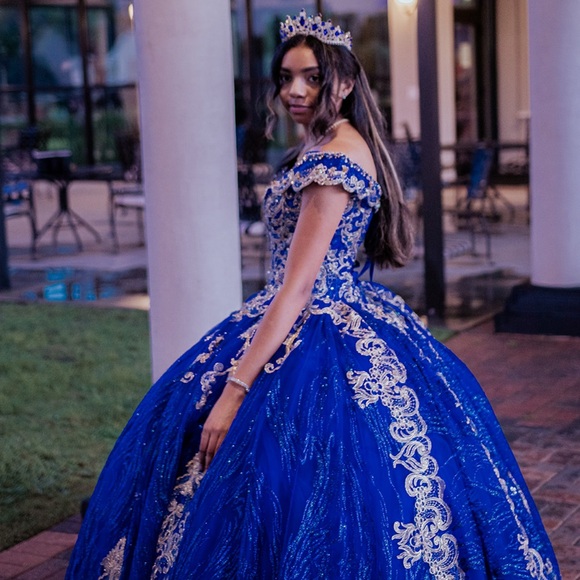 Princesa by ARTANA VARA Shimmering Quinceanera Dress